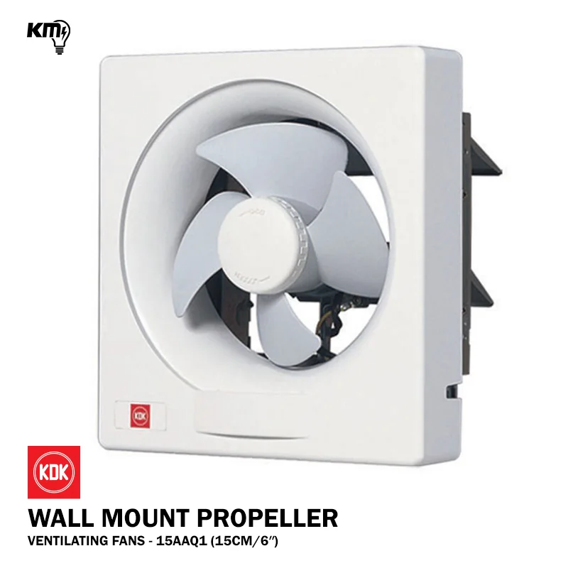 KDK plastic wall mounted exhaust fan 15AAQ1 15cm square type