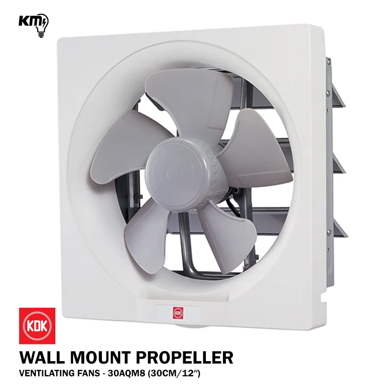 Wall bathroom exhaust fan product option