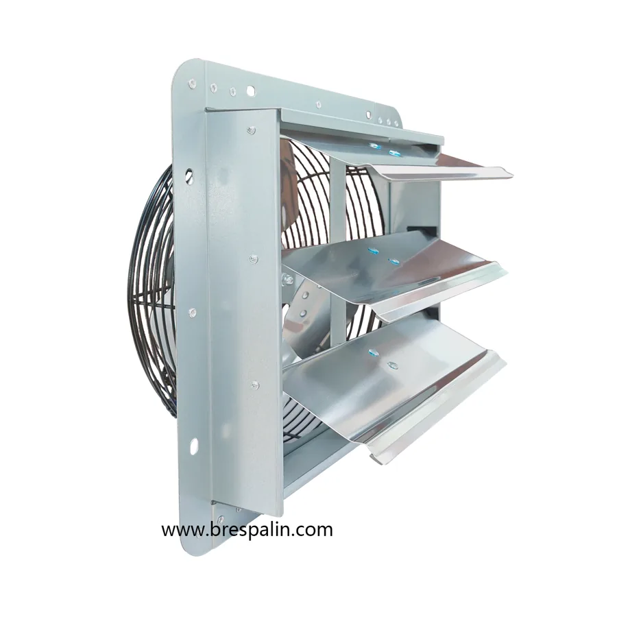 Wall Mounted Fan with Damper